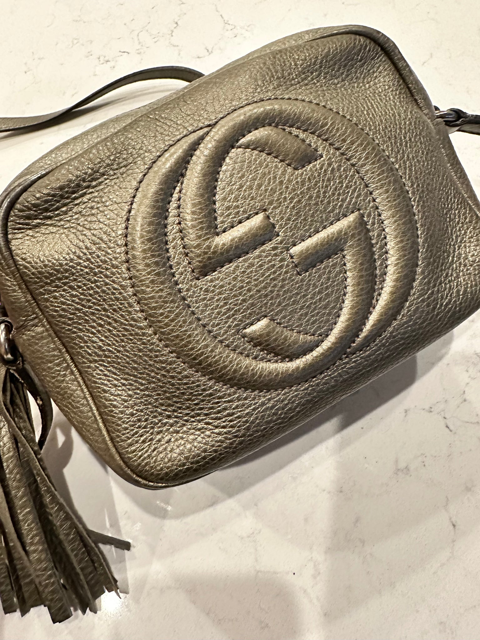 Gucci soho discount disco bag metallic