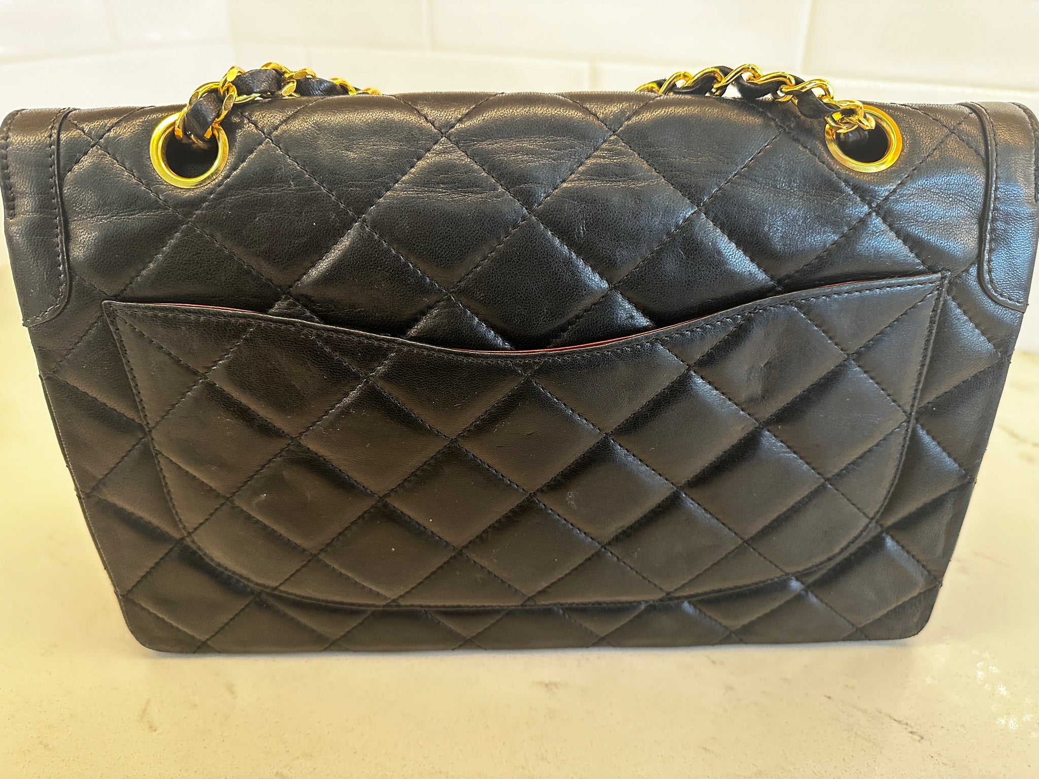 Authentic Chanel Mini Flap Bag Black Caviar Grained Calfskin Gold Hardware,  Luxury, Bags & Wallets on Carousell