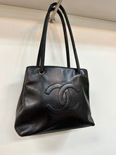 Authentic Chanel Lambskin Black Shoulder Bag