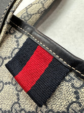 Authentic Gucci GG Plus Monogram Signature Tote in Navy