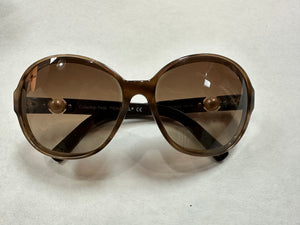 Authentic Chanel Pearl Sunglasses Brown 5131-H-A w/Hard Case