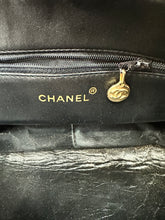 Authentic Chanel CC Mark Lambskin Quilted Black Camera Bag