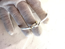 Authentic Tiffany & Co. Sterling .925 Hook Bracelet with 18k Gold Accents