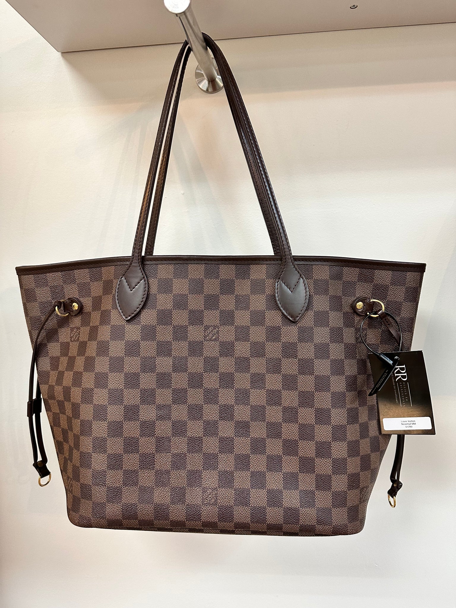 Louis Vuitton, Bags, Louis Vuitton Damier Neverfull Mm Authenticated By