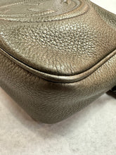 Authentic Gucci Soho Disco Crossbody Metallic Olive Green