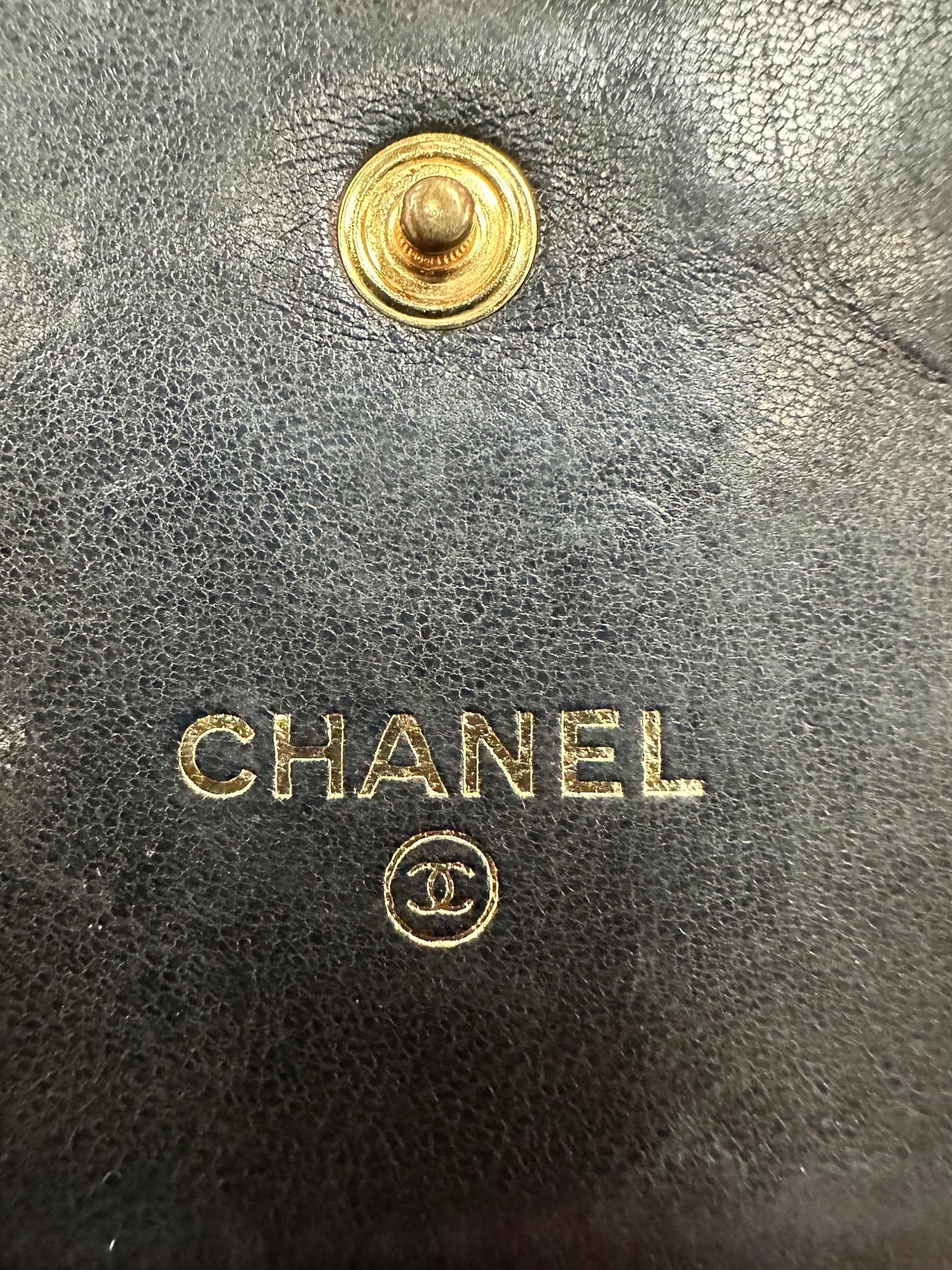 Authentic Chanel Black Caviar Tri-Fold Wallet – Relics to Rhinestones