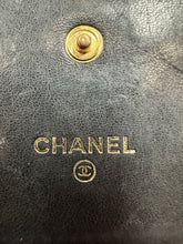 Authentic Chanel Black Caviar Tri-Fold Wallet