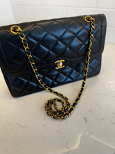 Authentic Chanel Border Double Flap CC Mark Limited Lambskin Bag