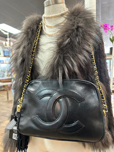 Vintage chanel camera bag with 2025 tassel