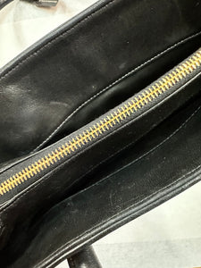 Authentic Chanel Lambskin Black Shoulder Bag