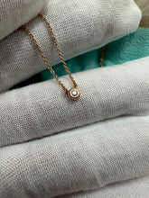 Authentic Tiffany & Co. Elsa Peretti 18k Pink/Rose Gold Diamonds by the Yard Necklace