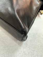 Authentic Chanel Lambskin Black Shoulder Bag