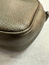 Authentic Gucci Soho Disco Crossbody Metallic Olive Green