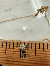 Authentic Tiffany & Co. Elsa Peretti 18k Yellow Gold Diamonds by the Yard Necklace