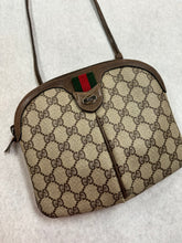 Authentic Gucci Sherry Stripe Crossbody Satchel