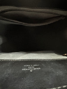 Authentic Louis Vuitton Black Epi Cluny Handbag