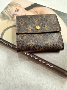 Authentic Louis Vuitton Monogram Elise Wallet