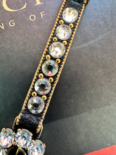 Authentic Gucci Rhinestone and Leather Bracelet