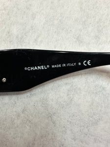 Authentic Chanel Sunglasses Camelia Black 5113A