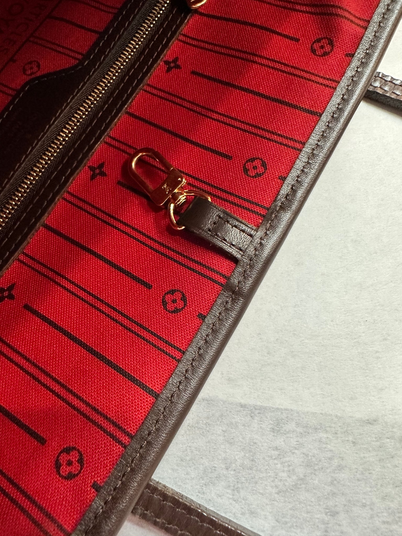 Authentic Louis Vuitton PM Neverfull Pouch – Relics to Rhinestones