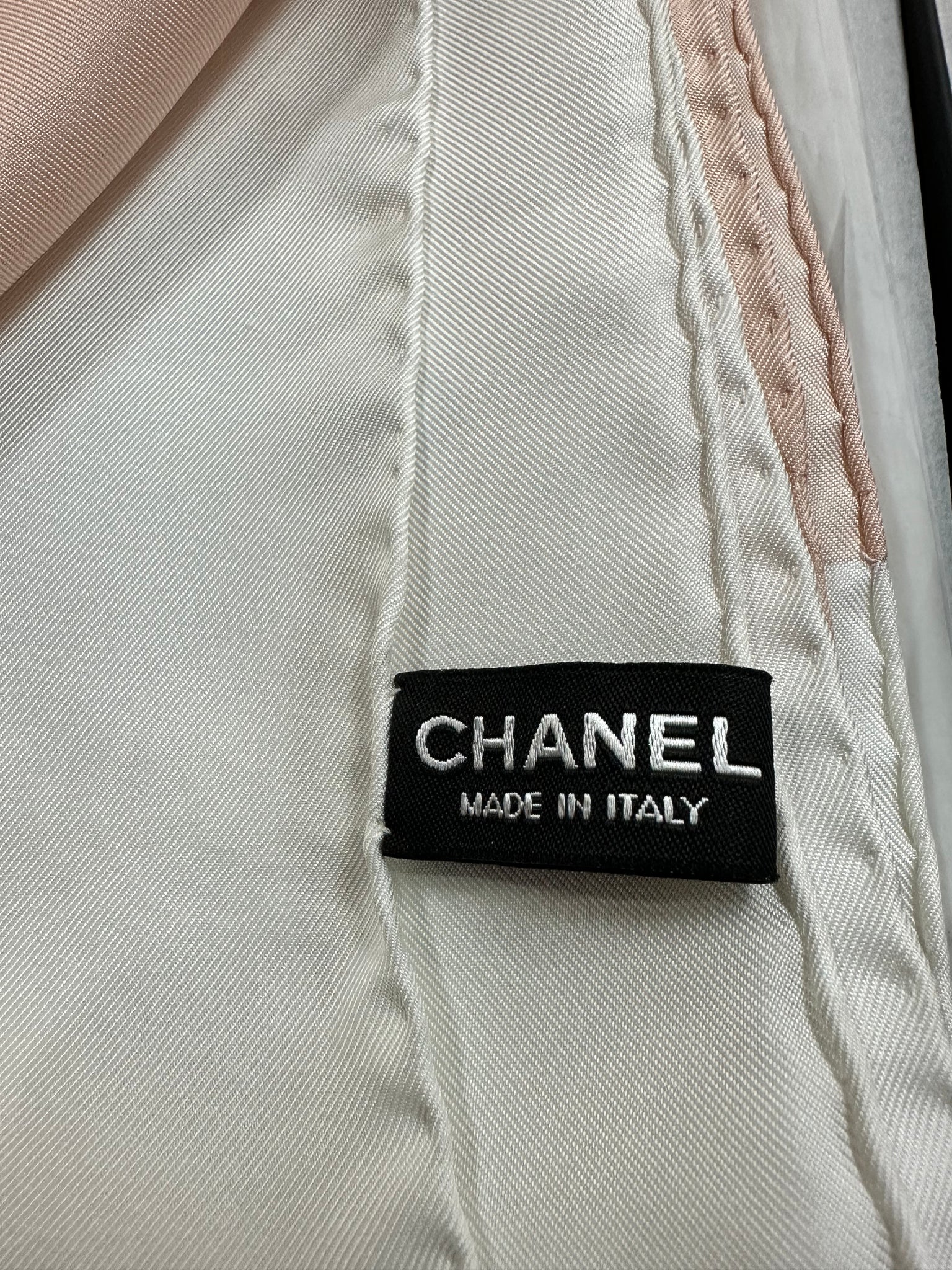 Louis Vuitton Authentic Chanel Square Silk Scarf with Original Box