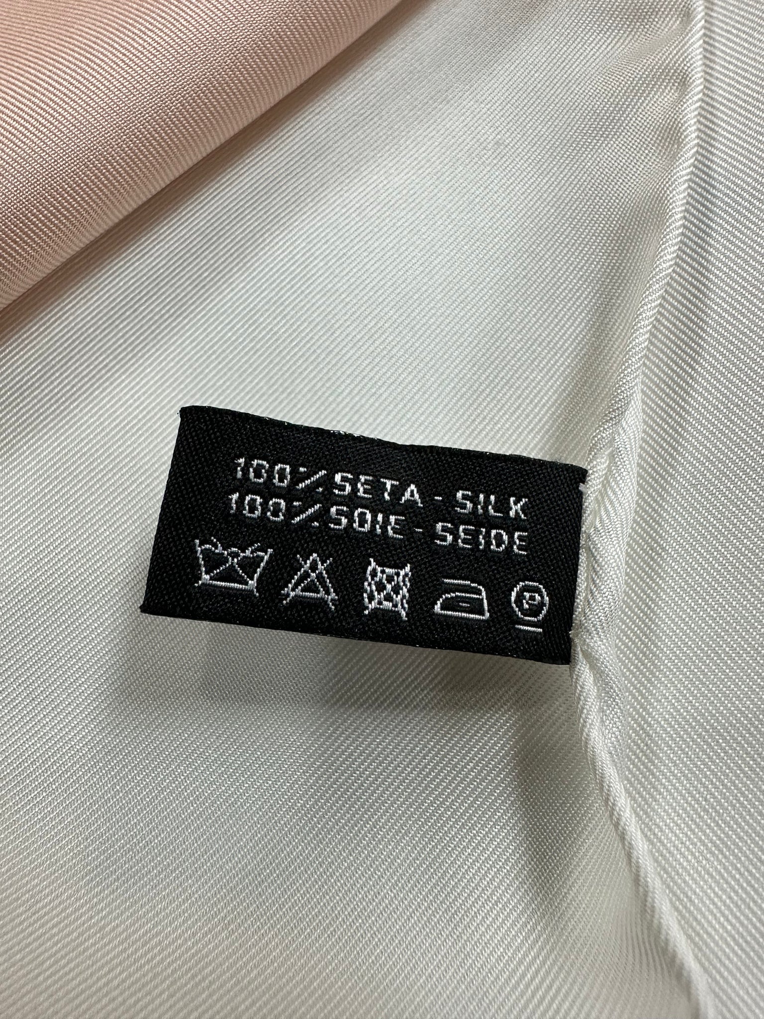 Authentic Chanel Square Silk Scarf with Original Box