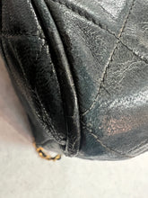 Authentic Chanel Lambskin Camera Bag Medium Black