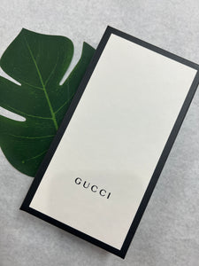 Authentic Gucci Micro GG Black Leather Zip Around Wallet w/Box