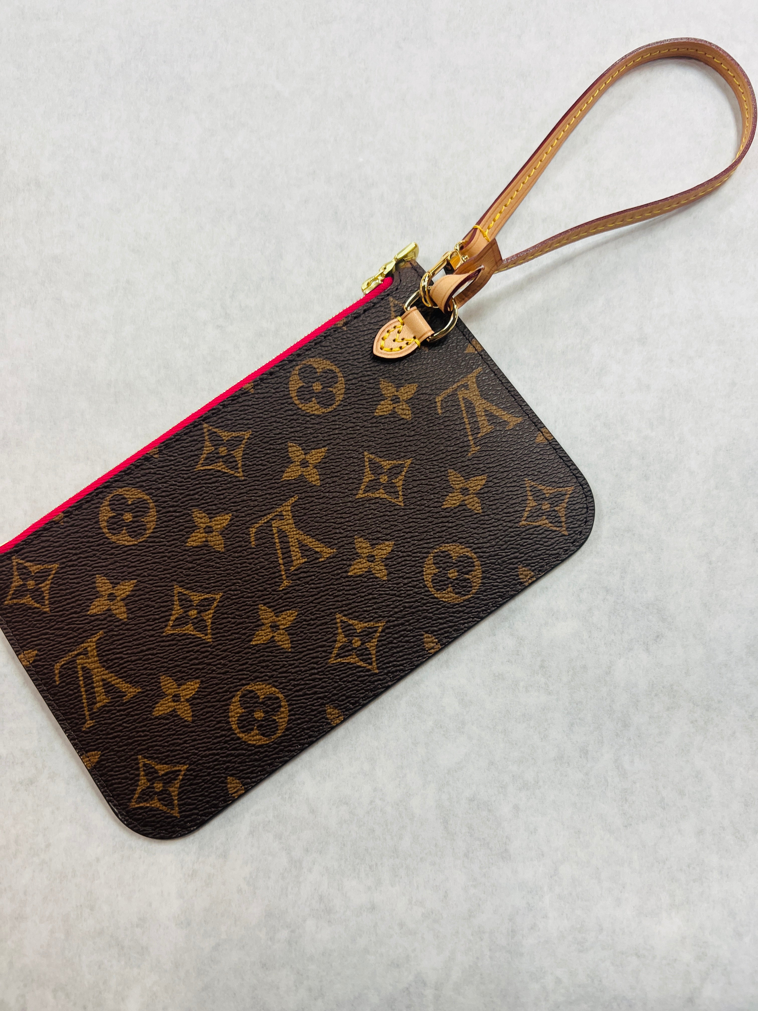 LV Pochette NEVERFULL Monogram Canvas Bag Red