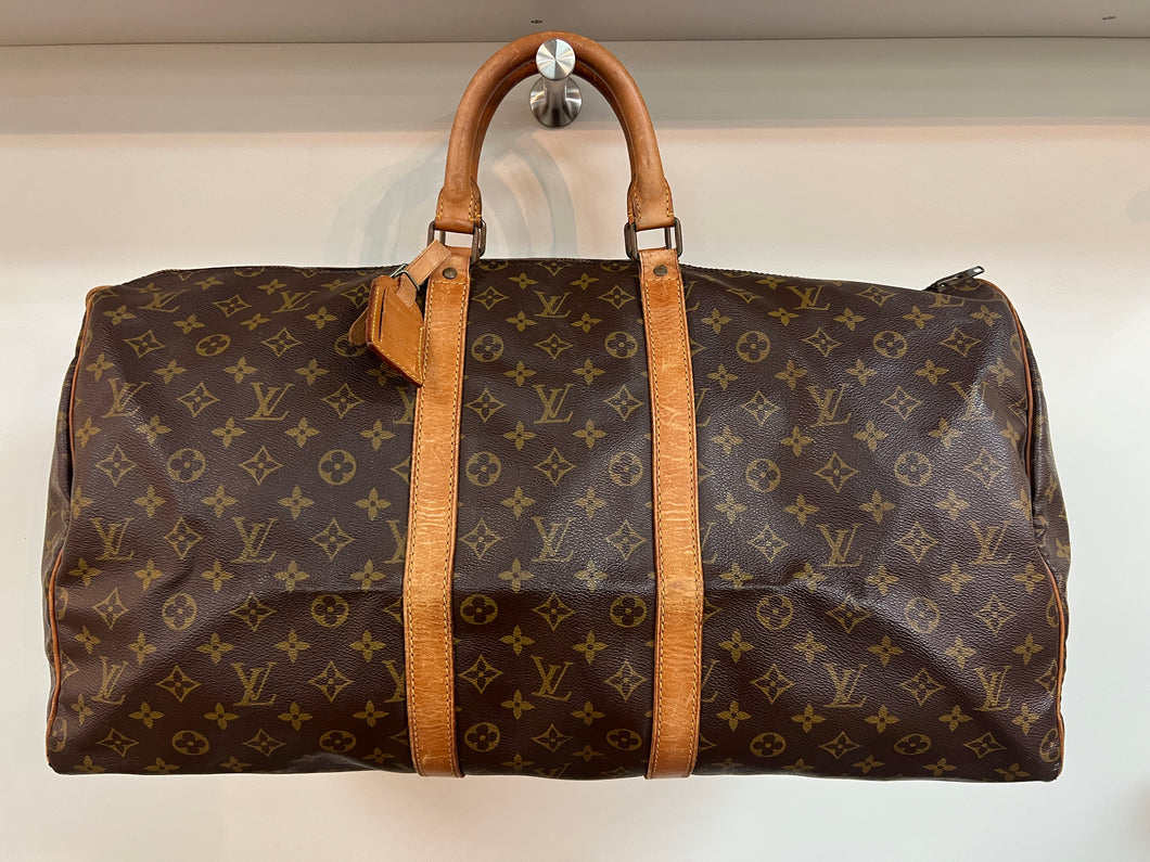 Louis Vuitton Keepall 55 Travel Bag Authenticated By Lxr