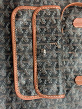 Authentic Goyard Black Brown Saint Louis PM Tote Bag