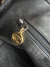 Authentic Chanel Lambskin Camera Bag Medium Black