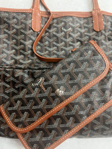 goyard bag brown