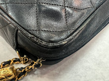 Authentic Chanel Lambskin Camera Bag Medium Black