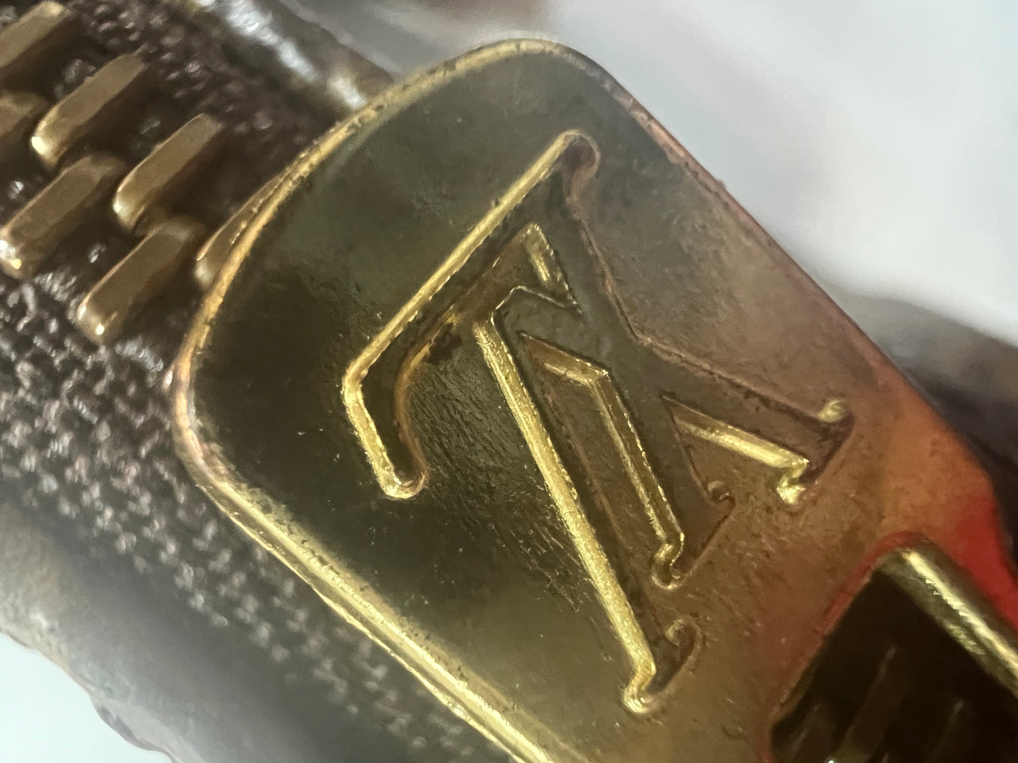 lv zipper pull replacement gold