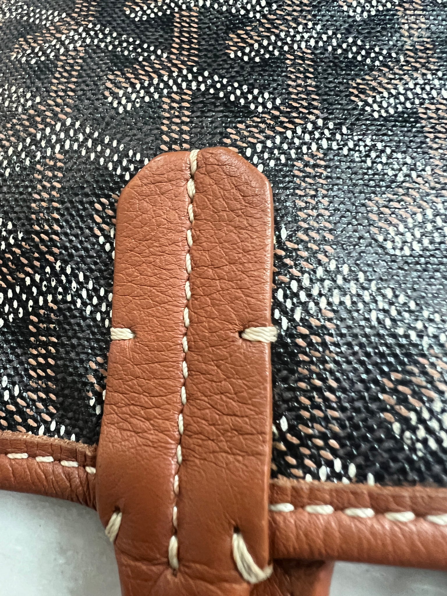 Goyard Saint Louis PM Tote Bag Black/Brown - THE PURSE AFFAIR