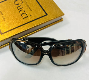 Authentic Gucci Horsebit Tortoise Sunglasses 2969 – Relics to Rhinestones