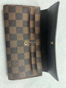 Louis Vuitton Damier Ebene Sarah Wallet - A World Of Goods For You, LLC