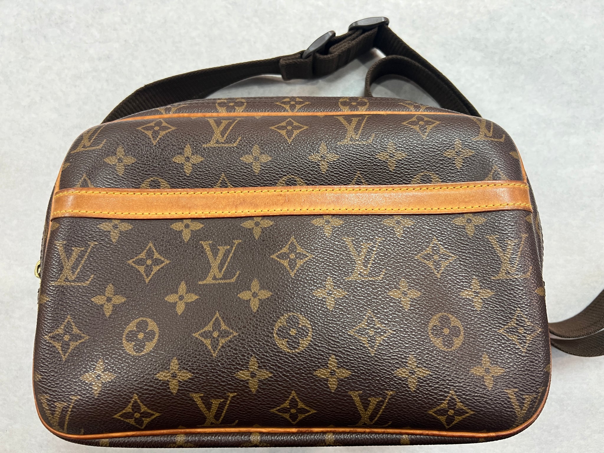 LOUIS VUITTON Monogram Reporter PM Messenger Bag