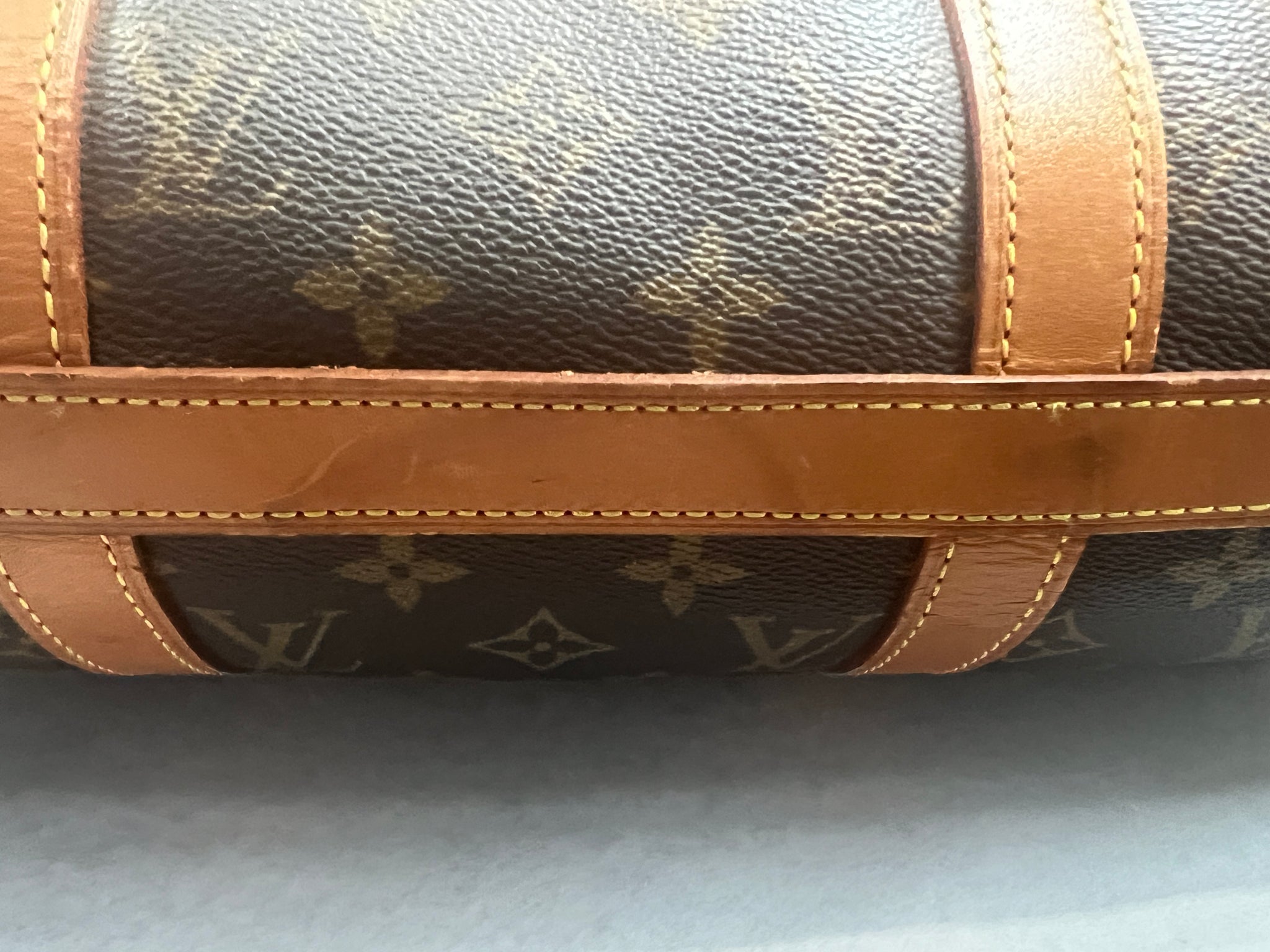 Past auction: Coated canvas overnight suitcase, Louis Vuitton french