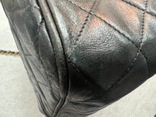 Authentic Chanel Lambskin Camera Bag Medium Black