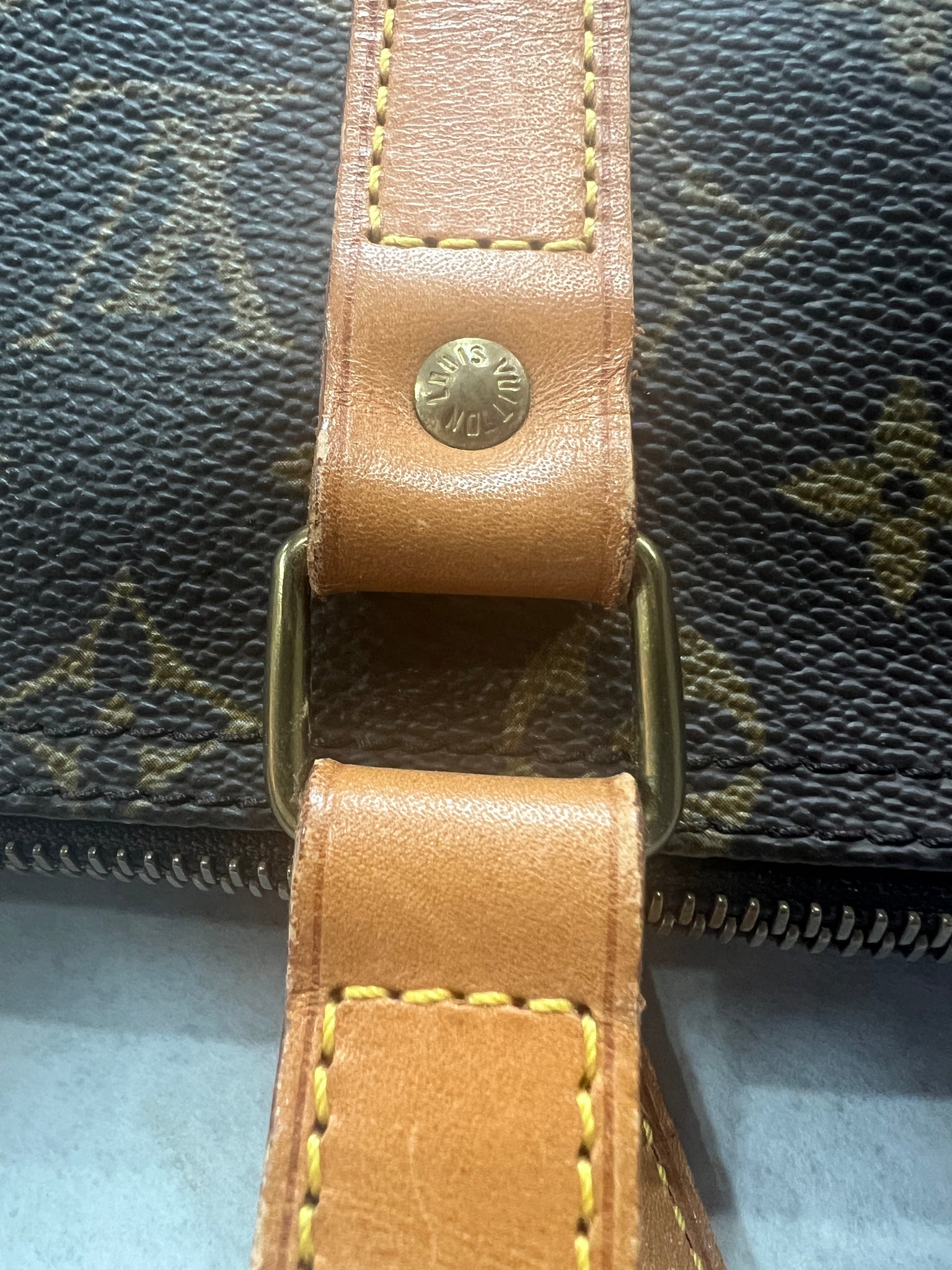 Sold at Auction: Louis Vuitton, Louis Vuitton Designer Monogram Sac Flanerie  Travel Bag