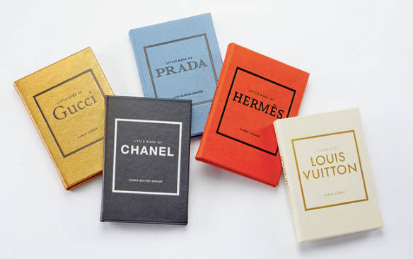 Collectible Leather Bound Luxury Brands Books