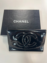 Authentic Chanel Patent Leather Compact Wallet