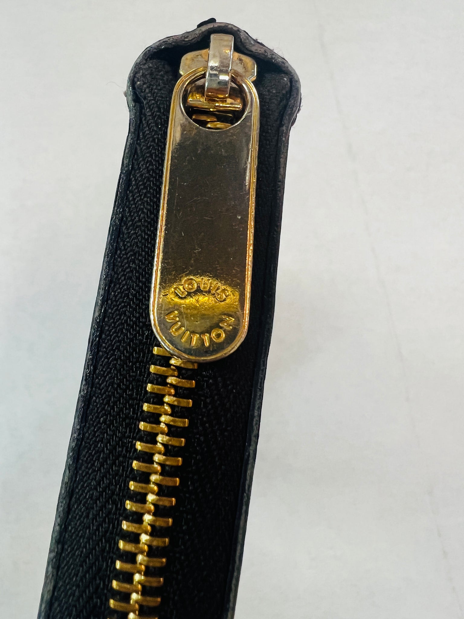 LOUIS VUITTON Zippy Wallet MONOGRAM VERNIS Cowhide Bordeaux M90416 11 × 20  × 3