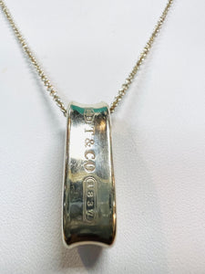 Authentic Tiffany & Co. Sterling Silver Pendant Necklace