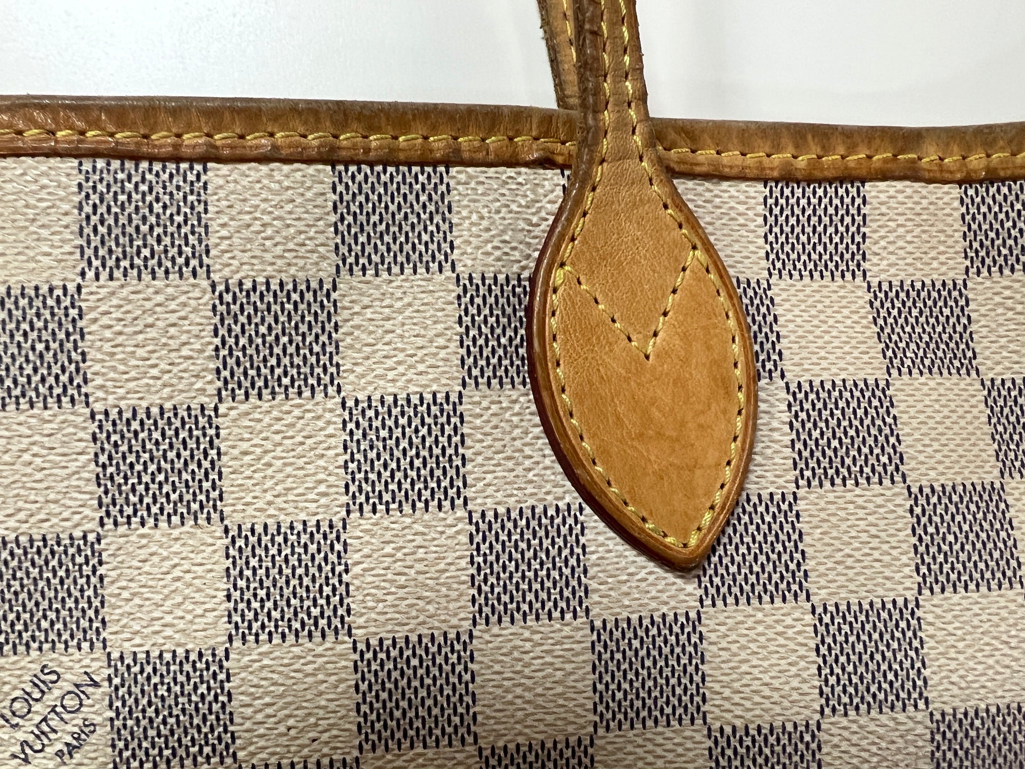 Authentic Louis Vuitton Damier Azur Neverfull Gm