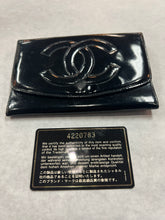 Authentic Chanel Patent Leather Compact Wallet