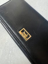 Authentic Celine Black Leather Slim Long Wallet