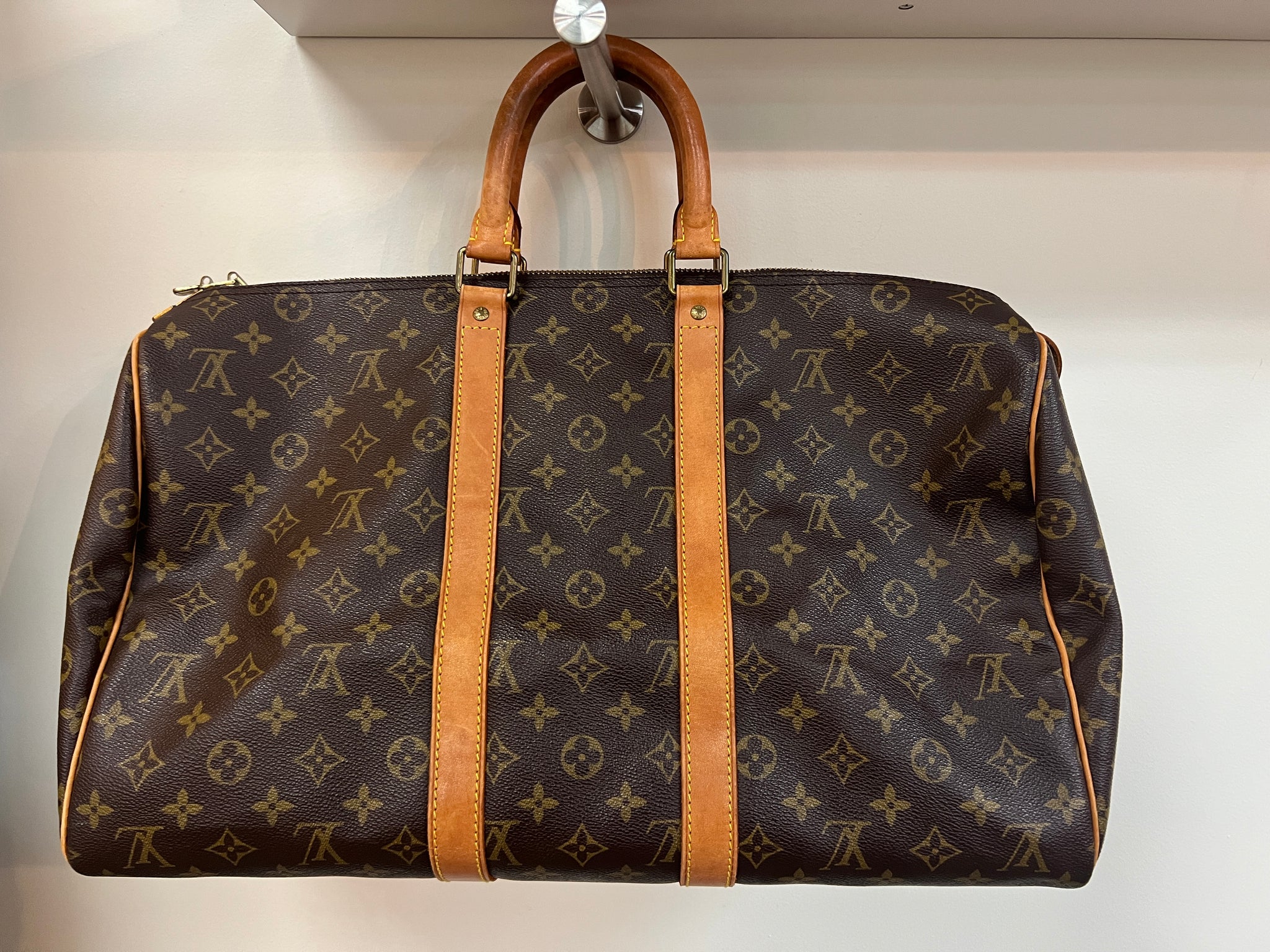 Authentic Louis Vuitton Keepall 45 Travel Bag – Relics to Rhinestones